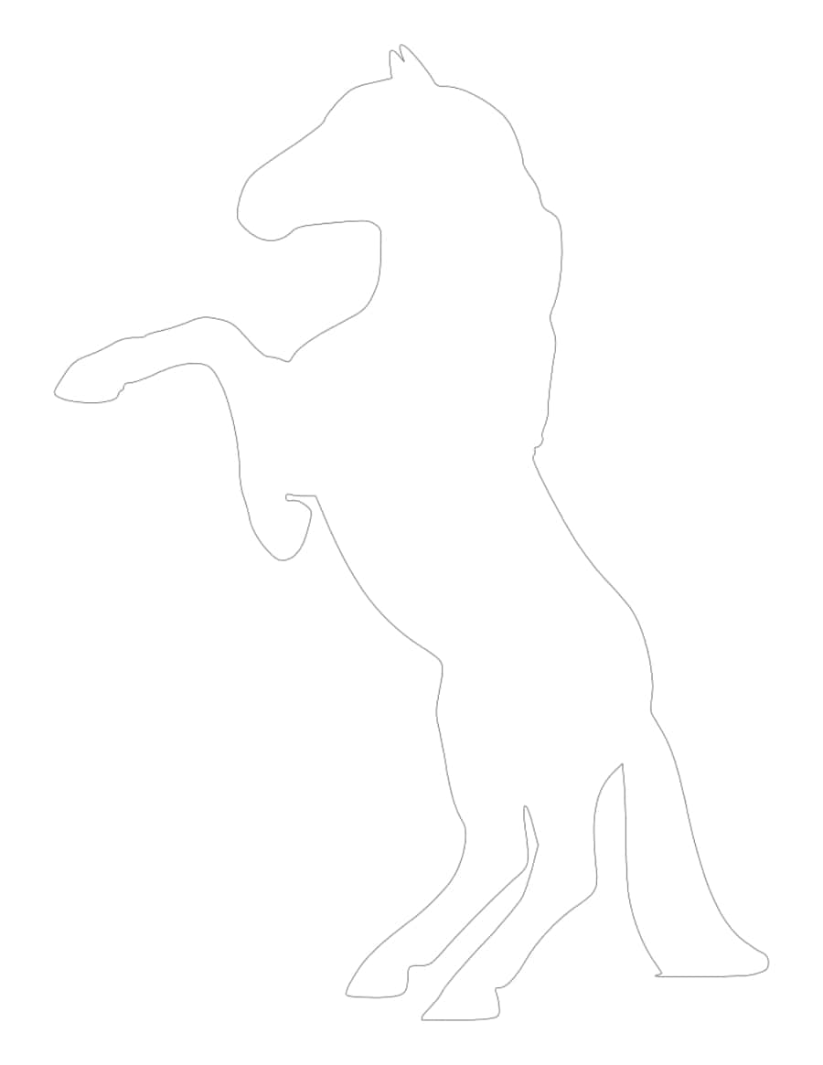 Horse Rearing Kids Kids Coloring Pages Pdf Free Vectors